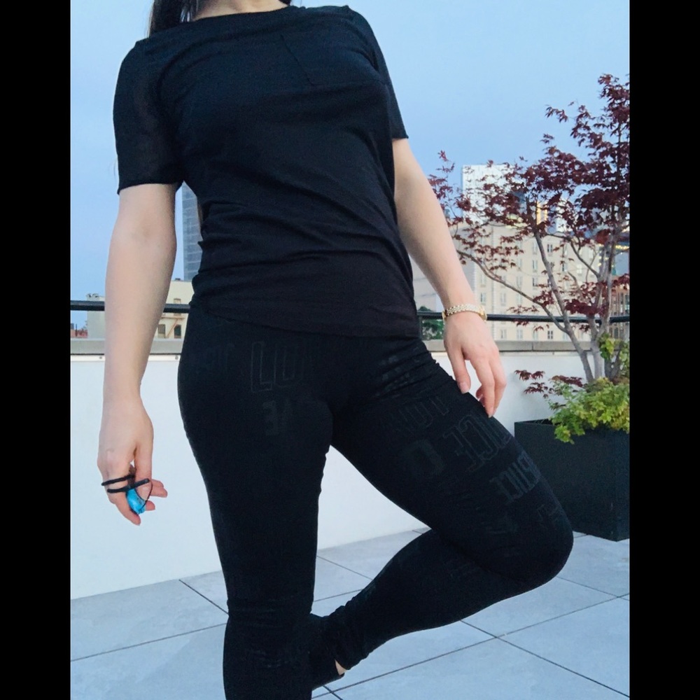 TopShop Sheer Transparent Back Basic Slim T-Shirt - Picture 13 of 16